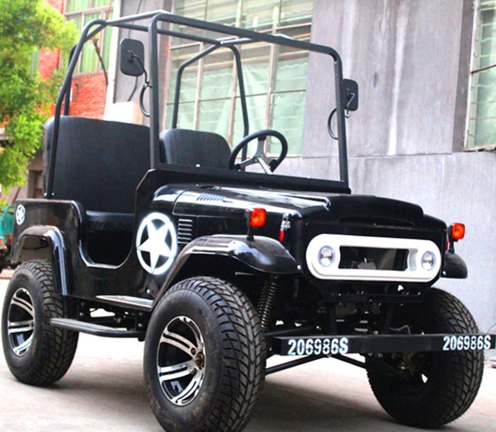 成人电动车吉普越野车油电混合电动四轮汽车敞篷越野车电动观光车