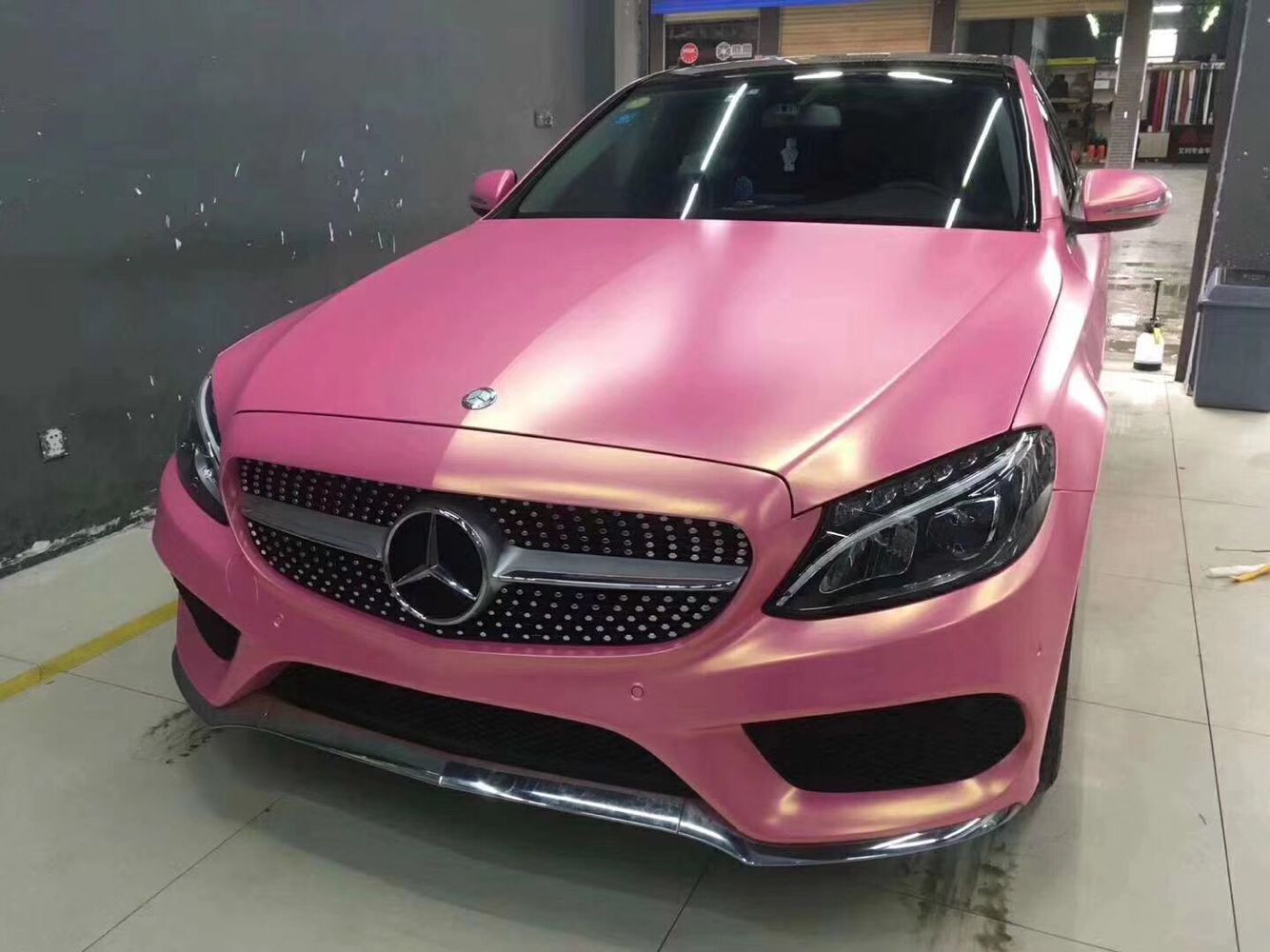 汽车哑面钻石金沙粉亚面金沙粉车身改色膜钻石膜金属膜