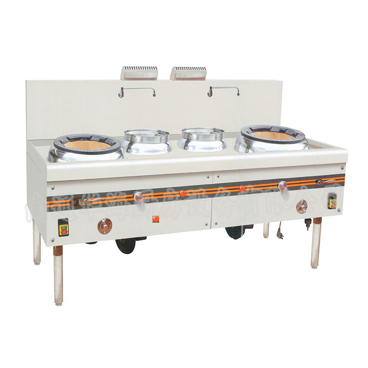 厂家直销双炒双温灶 商用燃气灶 不锈钢炒灶 炒炉 商用厨具