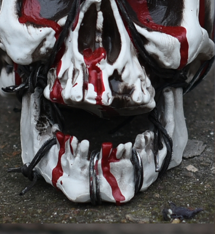 万圣节仿真人骨模型 恐怖骷髅头摆件密室鬼屋酒吧cosplay装饰道具