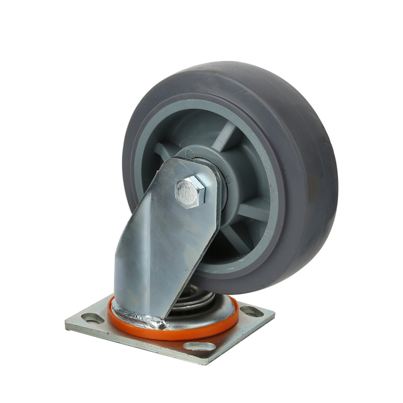 长期供应重型橡胶轮 重型脚轮橡胶滚轮万向脚轮现货供应