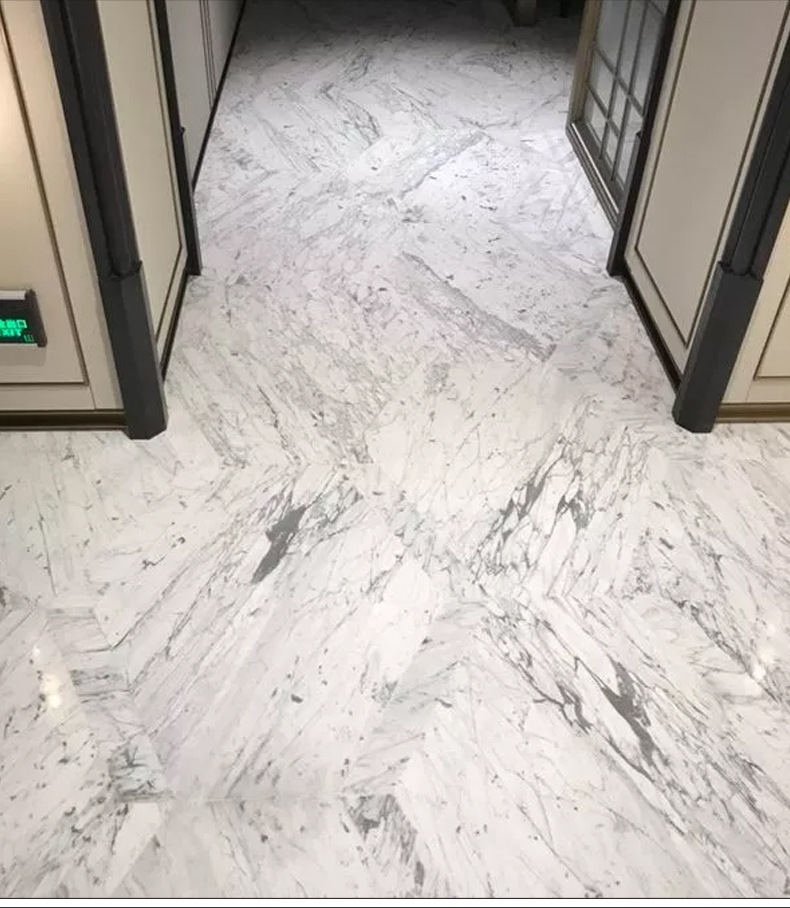 细花白大理石白色天然大理石板材别墅酒店墙面地板背景墙定制加工