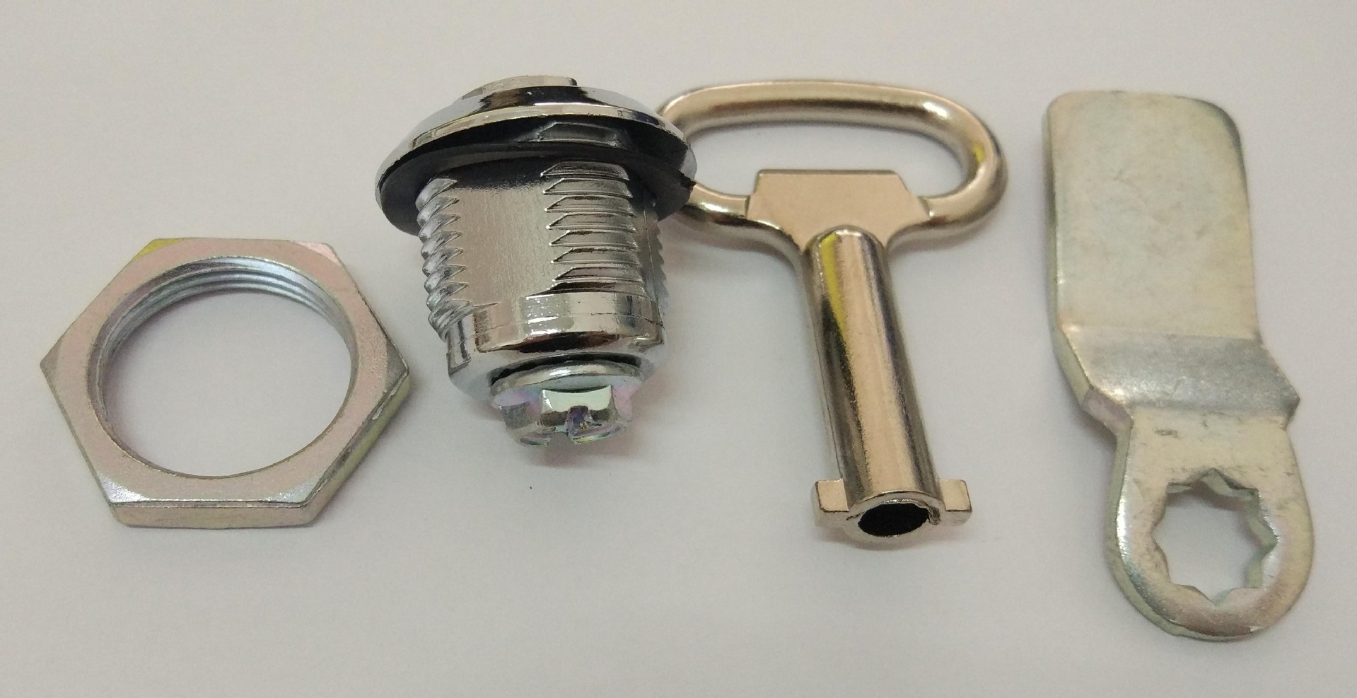 一字锁圆柱转舌锁电柜锁机箱锁三角锁配电箱门锁四方转舌锁异型