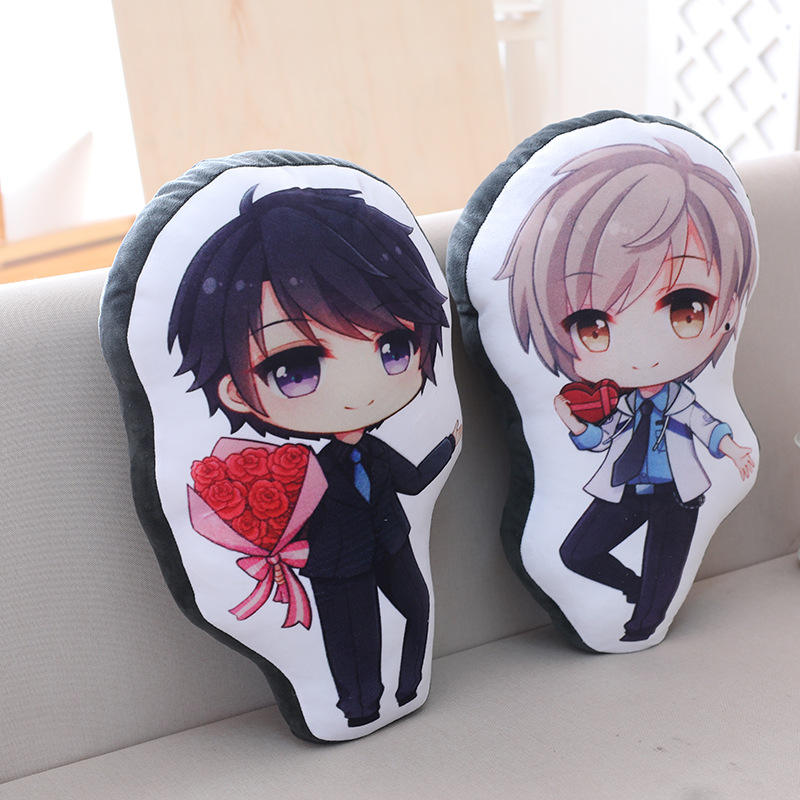 游戏恋与制作人抱枕白起李泽言许默周棋洛同人毛绒靠垫背动漫周边