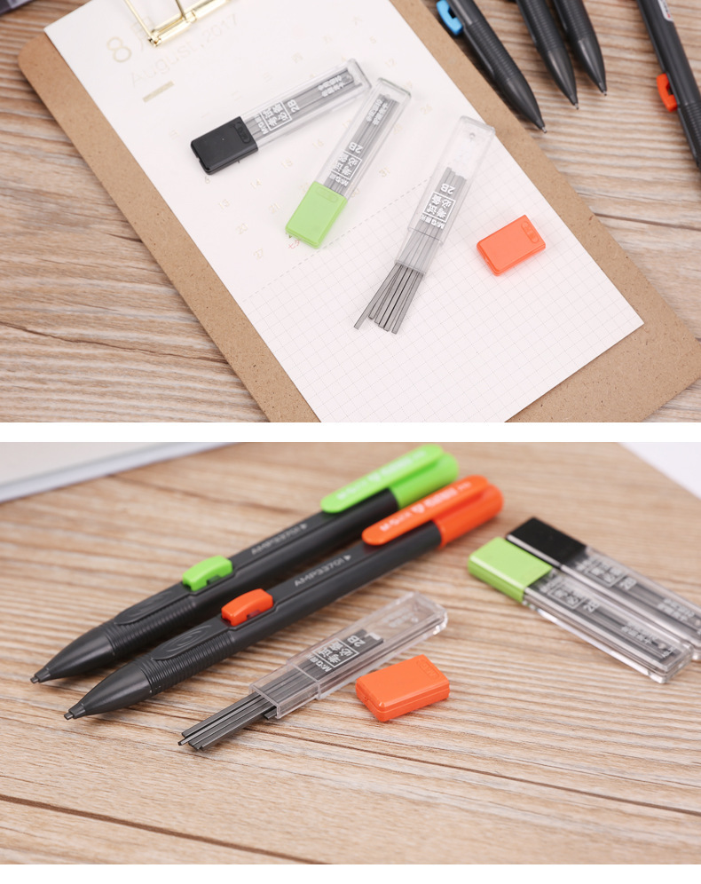 品牌asl36201涂卡专用铅芯电脑答题卡方形铅芯2b铅笔考试自动笔芯