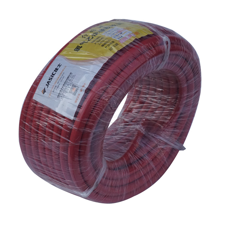 佳士高压氧气管焊割8mm 工业用国标30米氧气带气割带