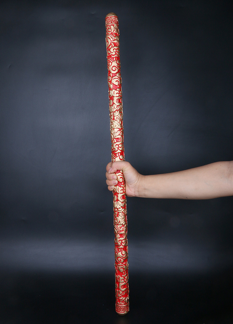 新款如意金箍棒玩具孙悟空兵器pu橡胶演出棍棒道具舞台表