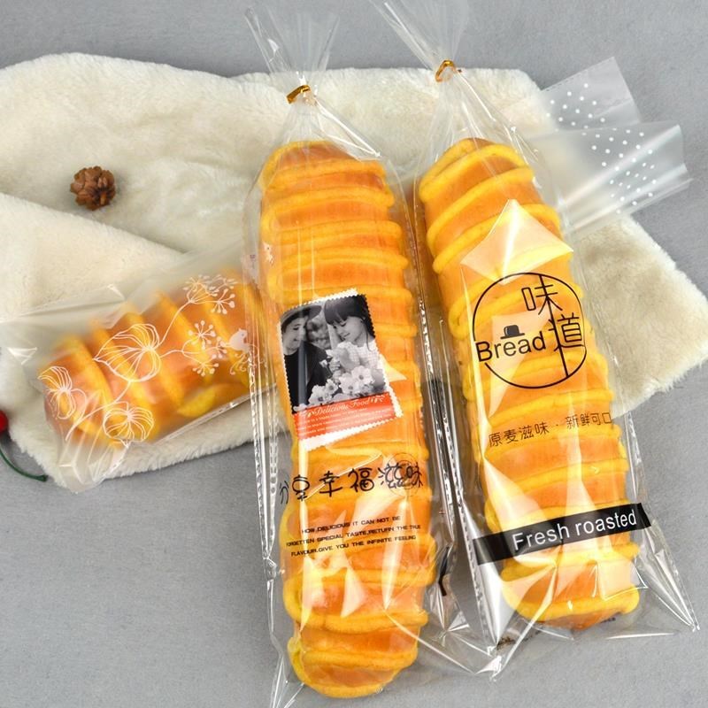 毛毛虫牛角包长条肉松包纸托西点套装纸托面包加袋长形面包托
