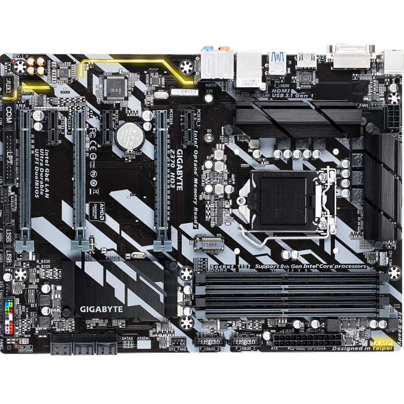 正品z370 hd3 电竞游戏 主板 (z370/lga 1151)