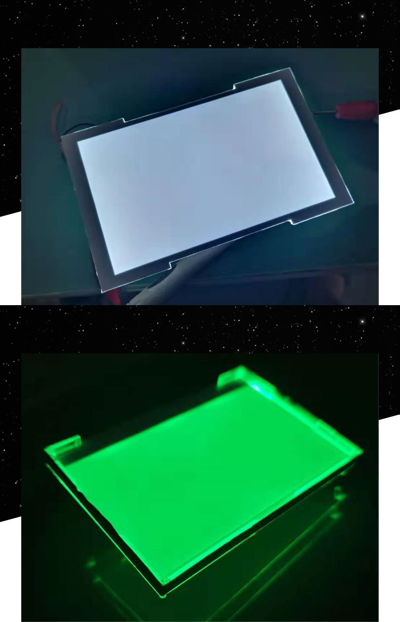 厂家定制led背光源 测试仪器背光板 黑白屏高亮导光板