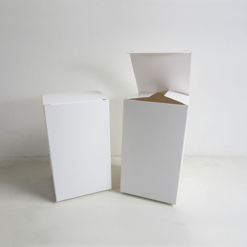 现货空白白盒 批发白卡包装纸盒 定做白色纸盒 眼镜盒可定制
