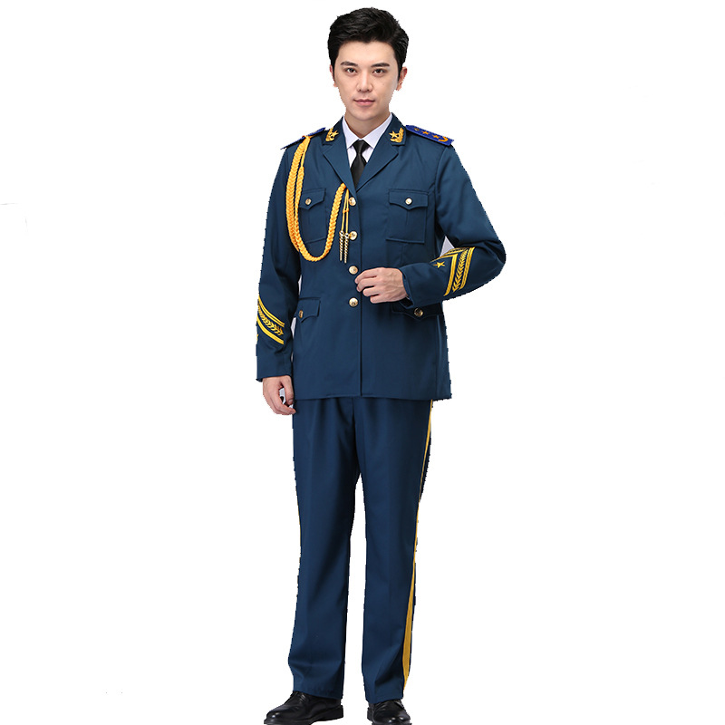 军装礼服国旗班升旗手服装军鼓乐队演出服三军仪仗队成人男女套装