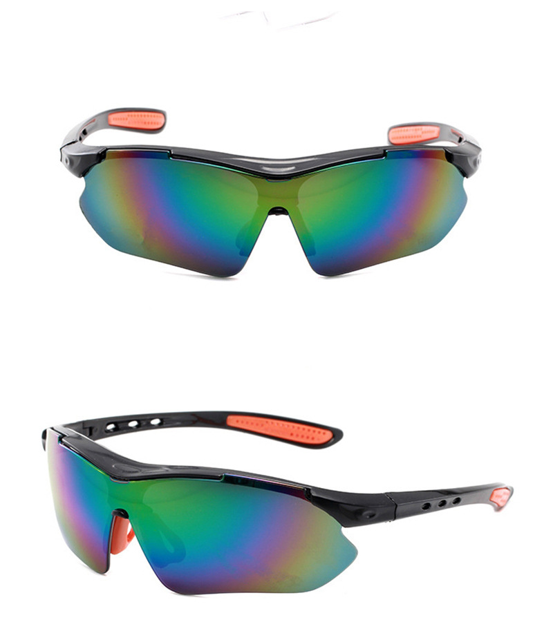 1600运动眼镜劳保防冲击护目镜骑行防风沙护翼户外防飞溅太阳眼镜