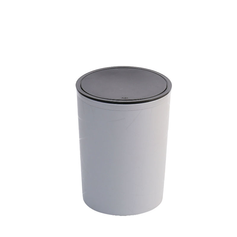 圆形垃圾桶弹盖塑料压圈纸篓厨房客厅卫生时尚家用大号厂家直销批
