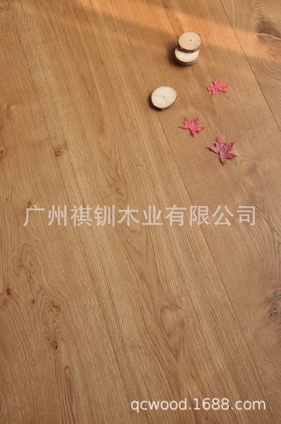 定制极简风格 欧橡多层实木复合地板 自然森林色 桦木基材木地板