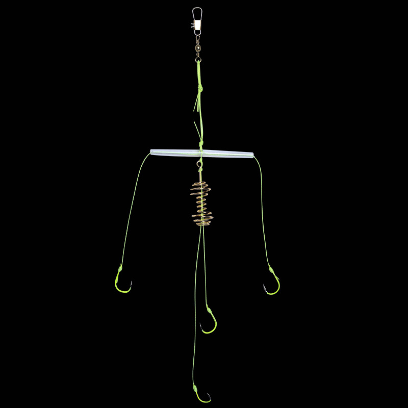 江尚钓天平钩扁担钩三叉钩鲢鳙专杀海竿花白鲢鲢鳙钓组水怪伊势尼