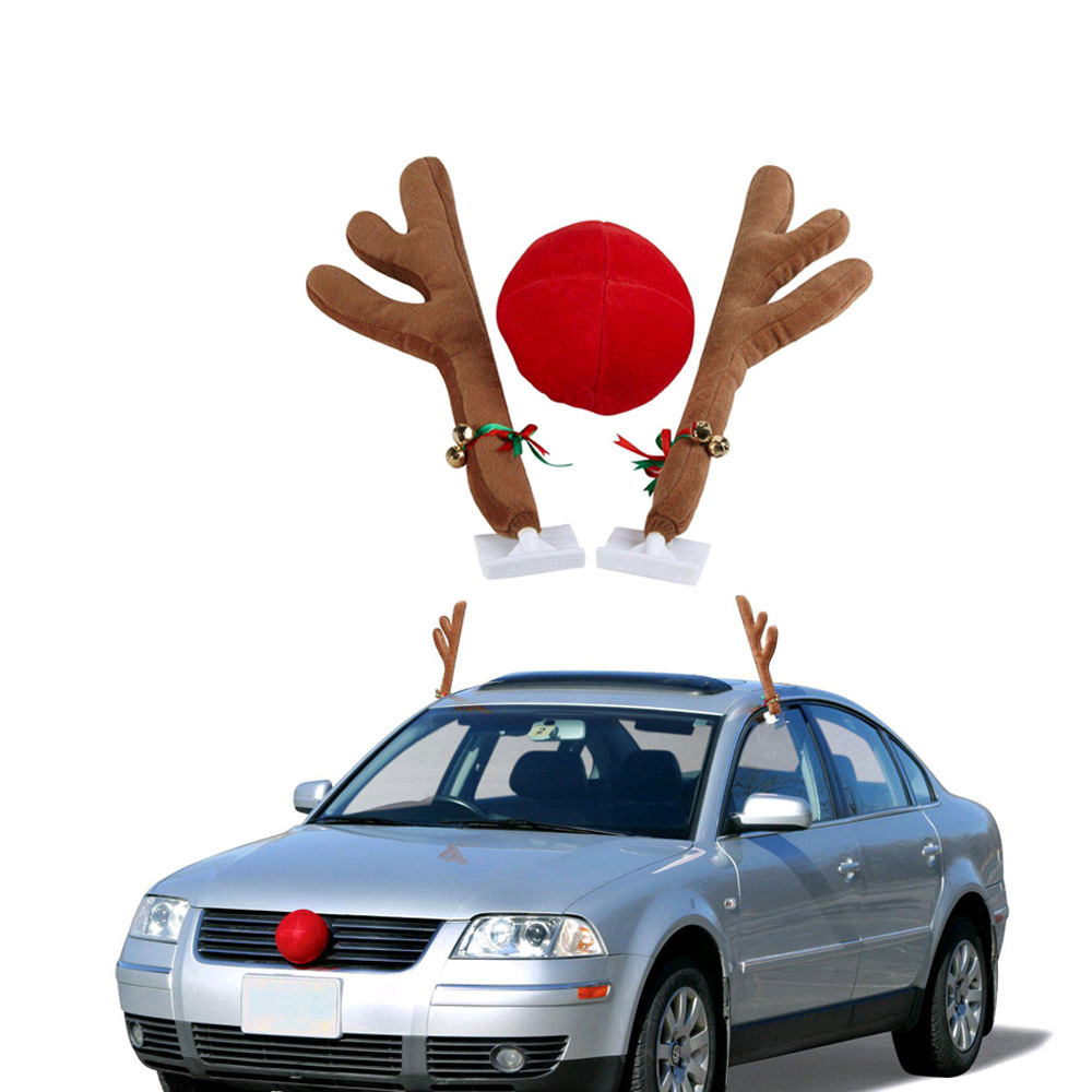 Christmas Car Decoration Antlers Car Antlers Christmas Decorations Christmas Car Decoration Elk Antlers