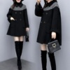 2019 Autumn and winter new pattern houndstooth Mosaic Fur coat Mid length version Korean Edition Easy Little Woollen cloth overcoat 2019 Autumn and winter new pattern houndstooth Mosaic Fur coat Mid length version Korean Edition Easy Little Woollen cloth overcoat