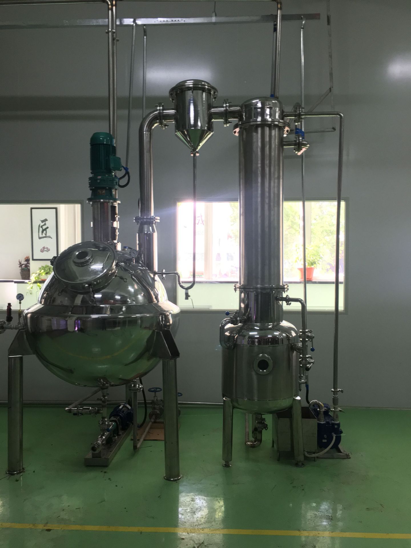 浓缩器 真空减压 排管式不锈钢低温蒸发提取双效单效外循环浓缩器