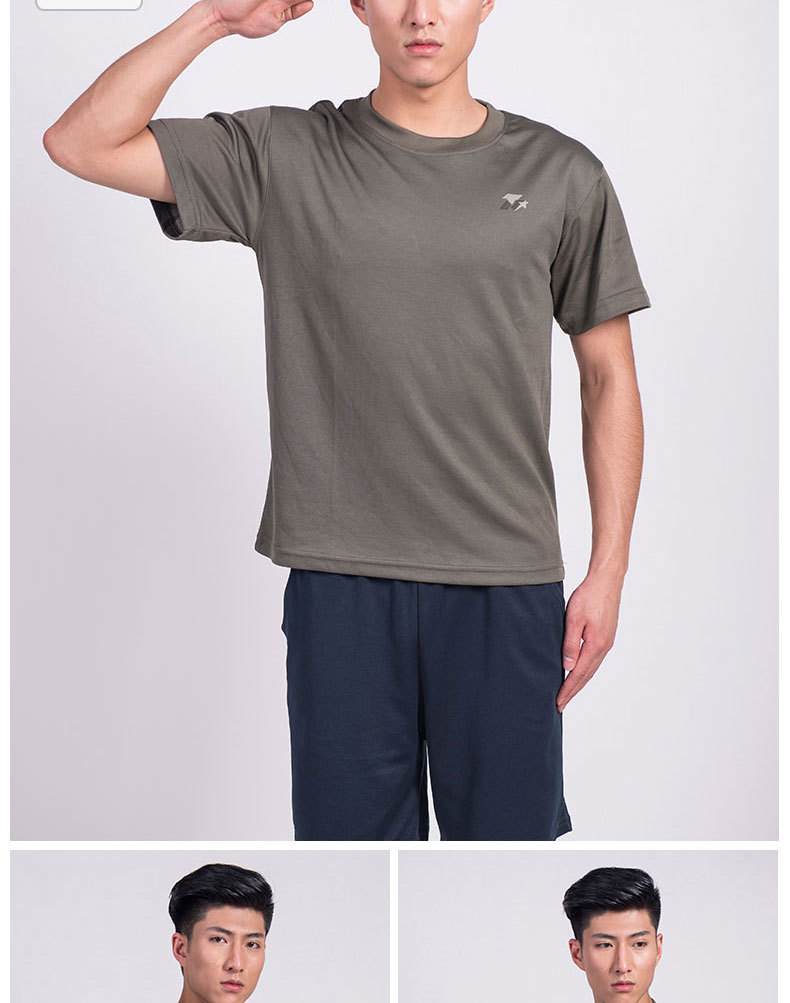 批发07新款体能训练服套装夏季体能服男女速干透气短袖户外训练服