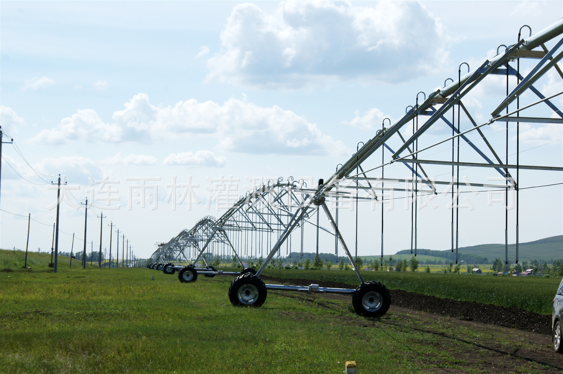 灌溉无盲区 农业大型平移式喷灌机 厂家直销