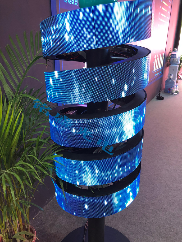 led异形屏定制led柔性软屏led造型屏定制led异形圆柱屏led软模组