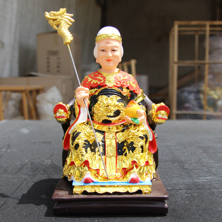 黑老太30厘米12寸 黑妈妈 东北仙家像树脂玻璃钢佛像神像 贴金