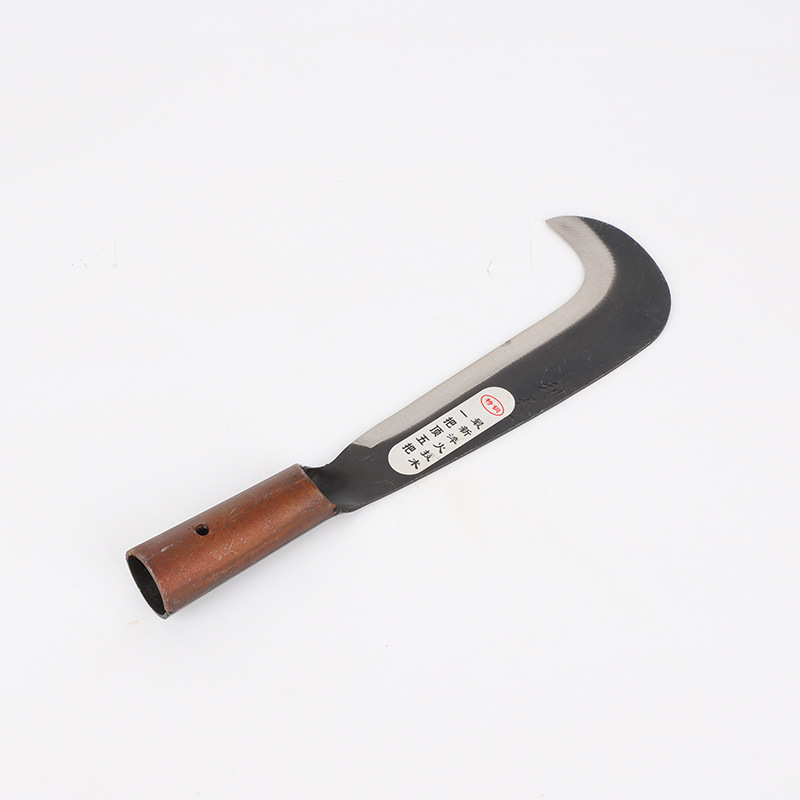 加工定制农用镰刀 锰钢宽扇2号甘蔗刀 多功能户外柴刀直销