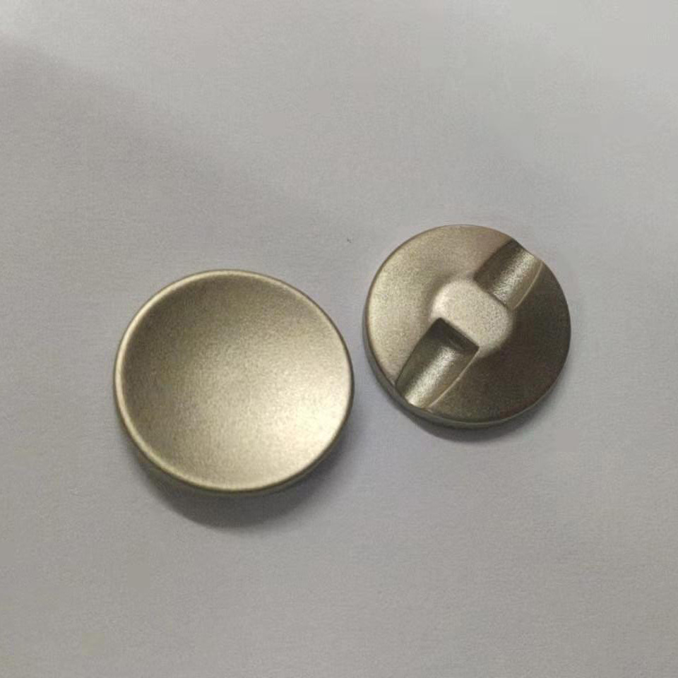 凹面环保树脂纽扣 亚金多种颜色可染色定做服装辅料 圆形有脚纽扣