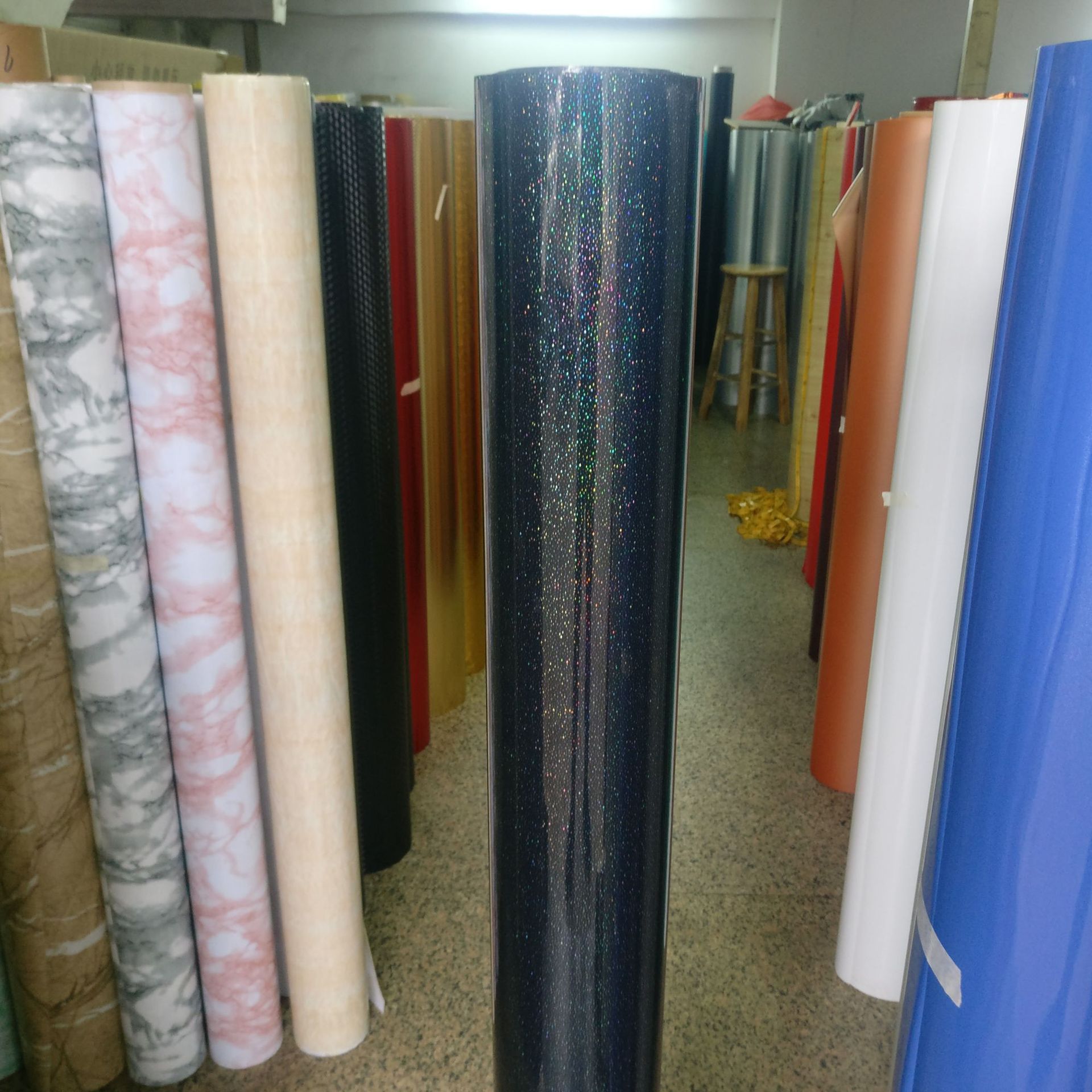 音箱pvc贴皮材料礼品木盒装饰片家具橱柜装修贴面材料pvc装饰贴膜