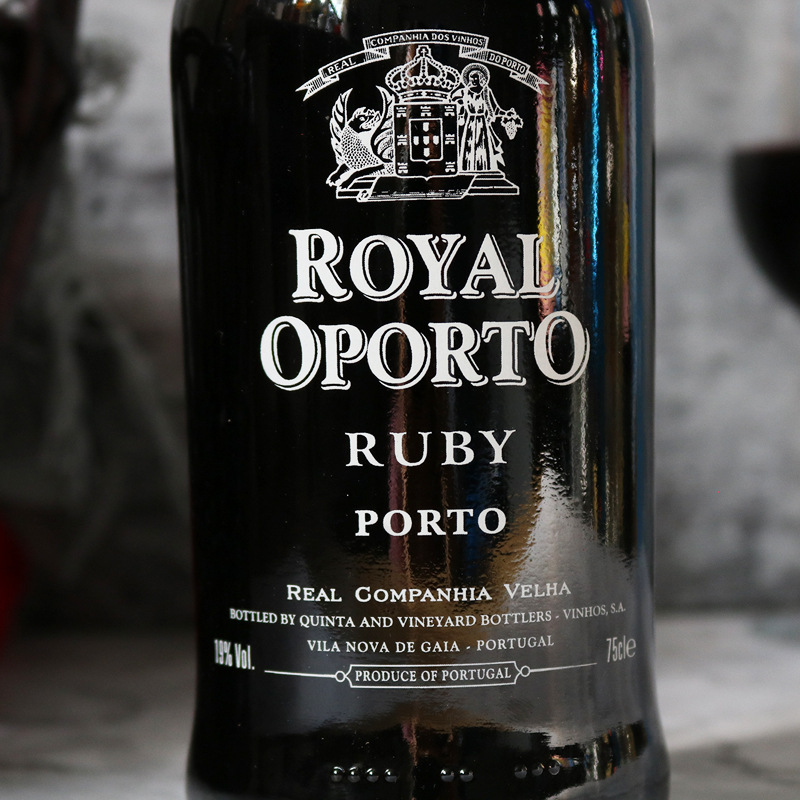 葡萄牙royal oporto荣耀波尔图红宝石波特酒加强型葡萄酒 晚安酒