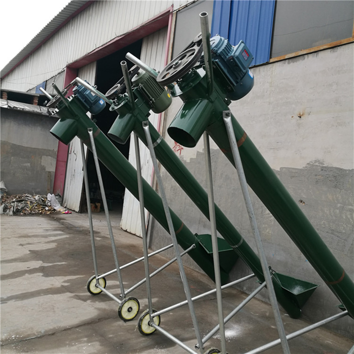 化工粉末颗粒密封式螺旋提升机 管式螺旋绞龙输送机 大豆提升机