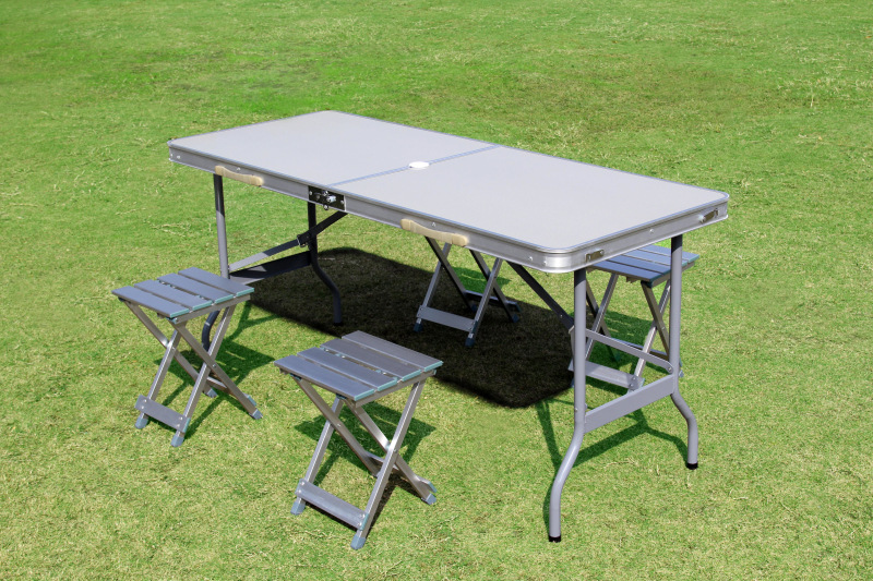 户外折叠桌 便携式折叠桌子 现代简约手提白色折叠桌 多尺寸桌子