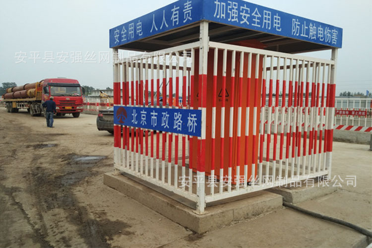 楼层施工安全通道防护棚 二级配电箱安全防雨罩 工地标准化钢筋棚