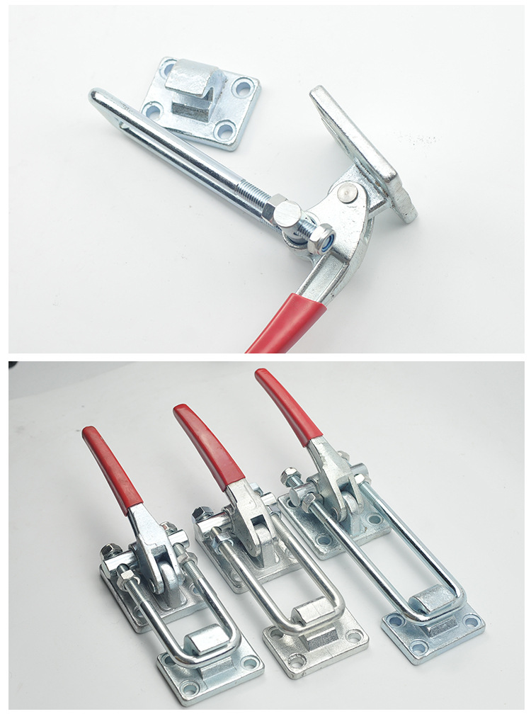 厂家直销快速夹具40380 门闩式门栓式可调节搭扣大型滚塑模具锁扣