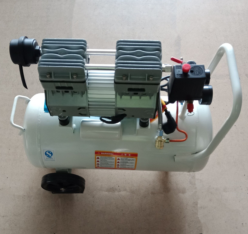 风霸静音无油空压机750w 30l无油机静音小型气泵医用牙科清洁气源