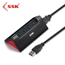SSK飚王 一拖四口集线器usb分线器电脑笔记本外接拓展接口SHU835