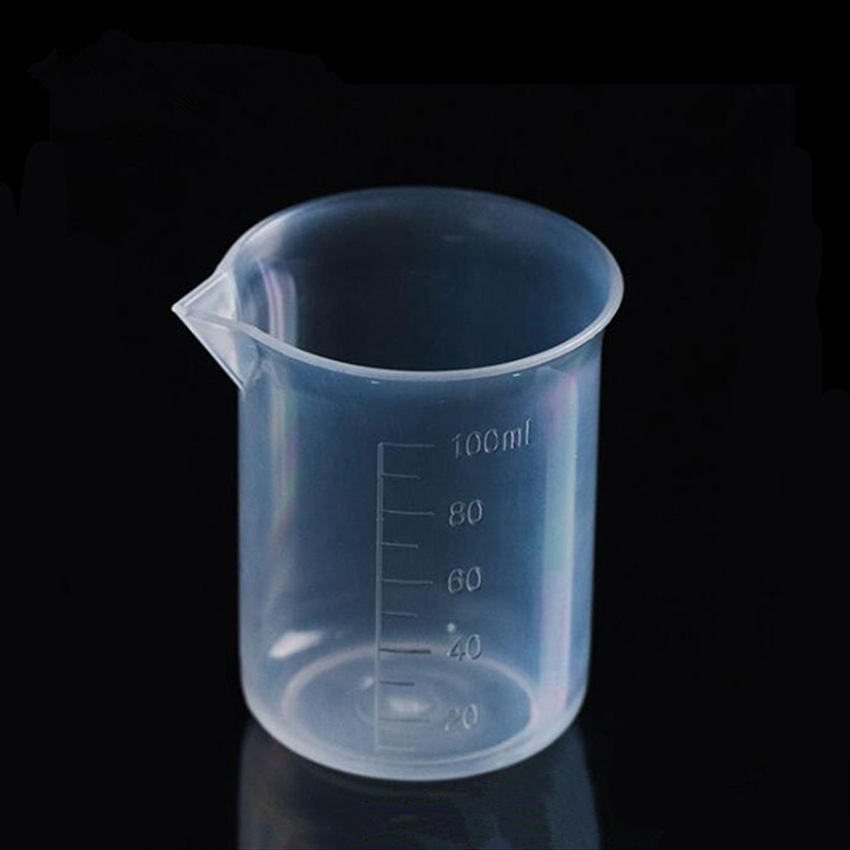 带刻度烧杯100ml 塑料烧杯 pp量杯 烘焙量杯 刻度精准清晰透明