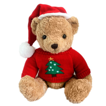 抱枕熊毛绒玩具抱抱玩偶泰迪熊布朗熊穿衣公仔羽绒棉绒熊卫衣可爱