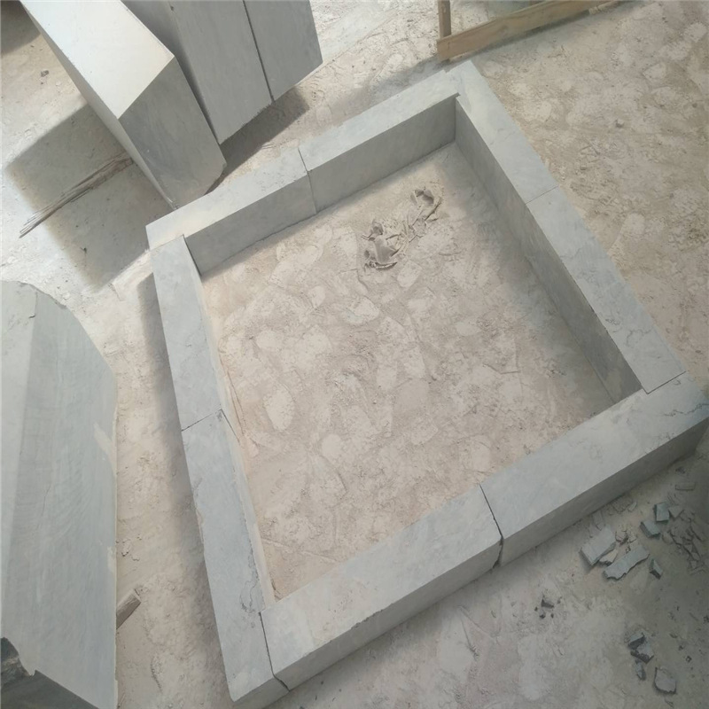 大理石树池石加工大斜角45度侧石花岗岩斜坡树坑石