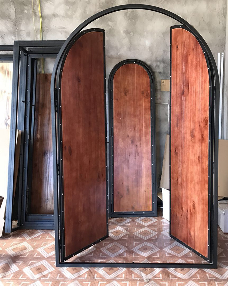 工厂定制批发复古卫生间门 酒吧娱乐场所个性实木门 加高加宽订制