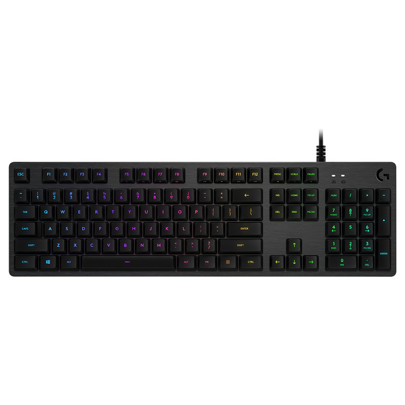logitech罗技g512新品rgb炫光g l轴铝合金面板机械游戏