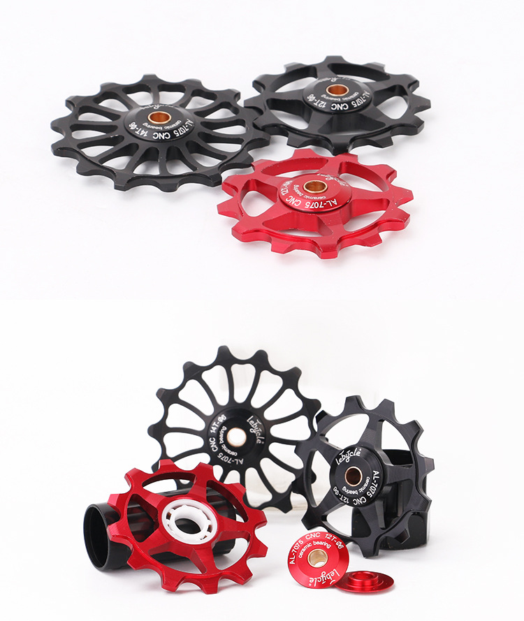 lebycle自行车后拨导轮 山地车正负齿陶瓷培林导轮 公路车变速器