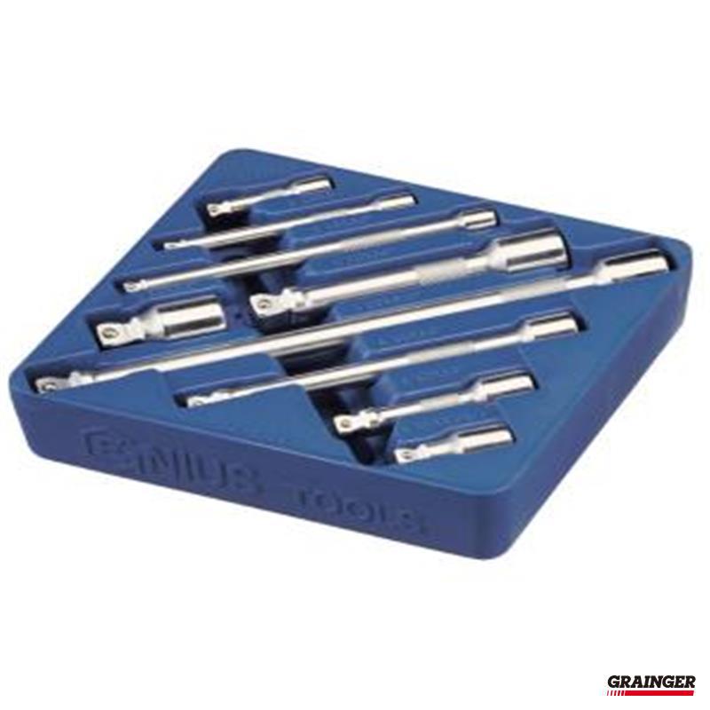 天赋 手动万向连接杆组(9件套)1/4″&3/8″&1/2″『固安