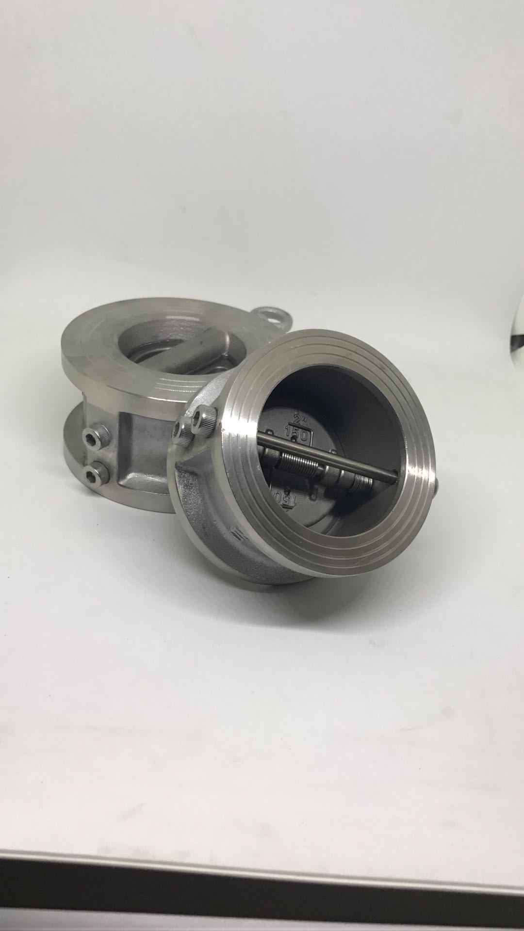蝶形止回阀 厂家直销304/316不锈钢h76w-x5p内螺纹蝶形止回阀现货