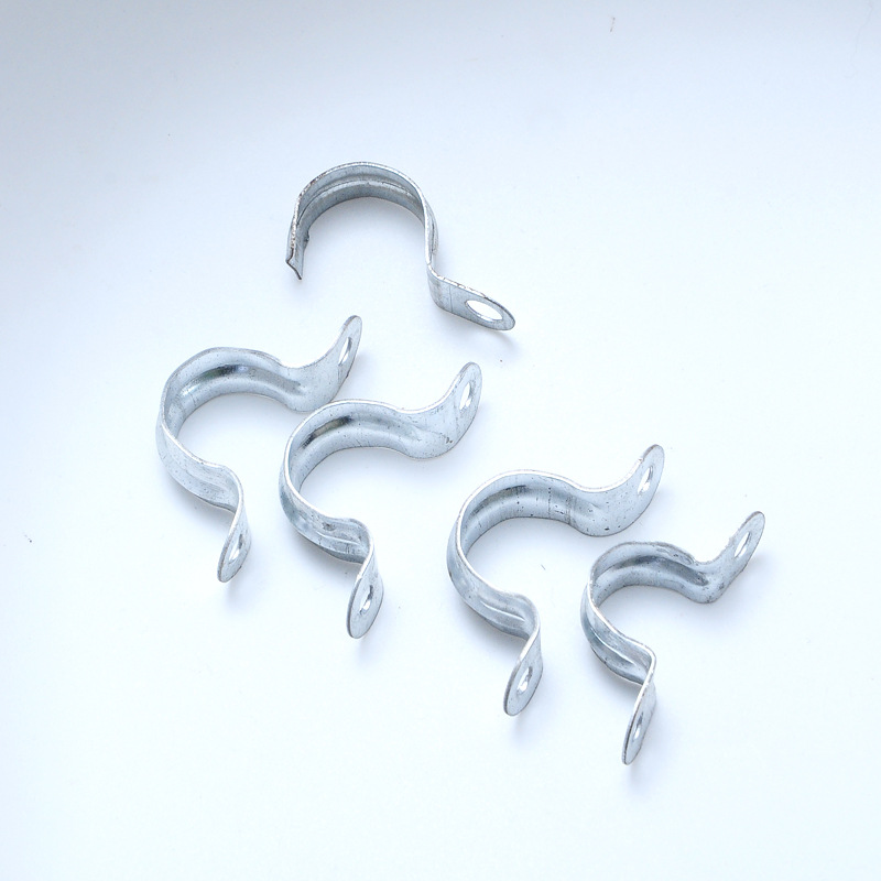 厂家供应马鞍卡骑马卡铁皮单边卡加宽加厚管支架16100可定异型