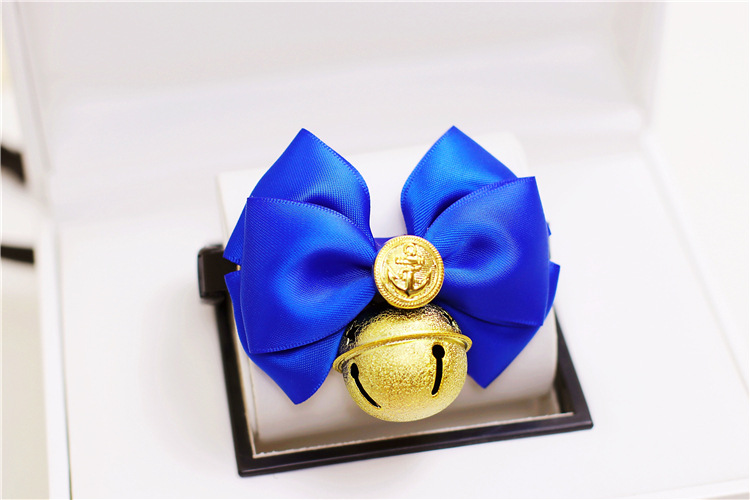 批发宠物猫咪领结蝴蝶铃铛项圈狗配饰比熊泰迪蝴蝶结领带绅士