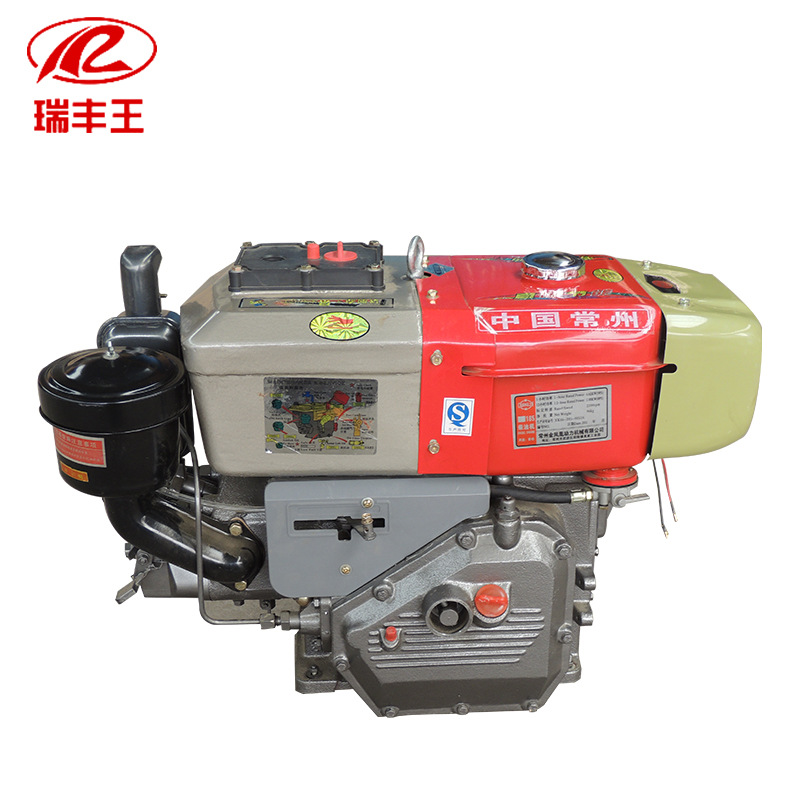 zh190型柴油机 全新单缸柴油机 农用电启动柴油机 水冷柴油发动机