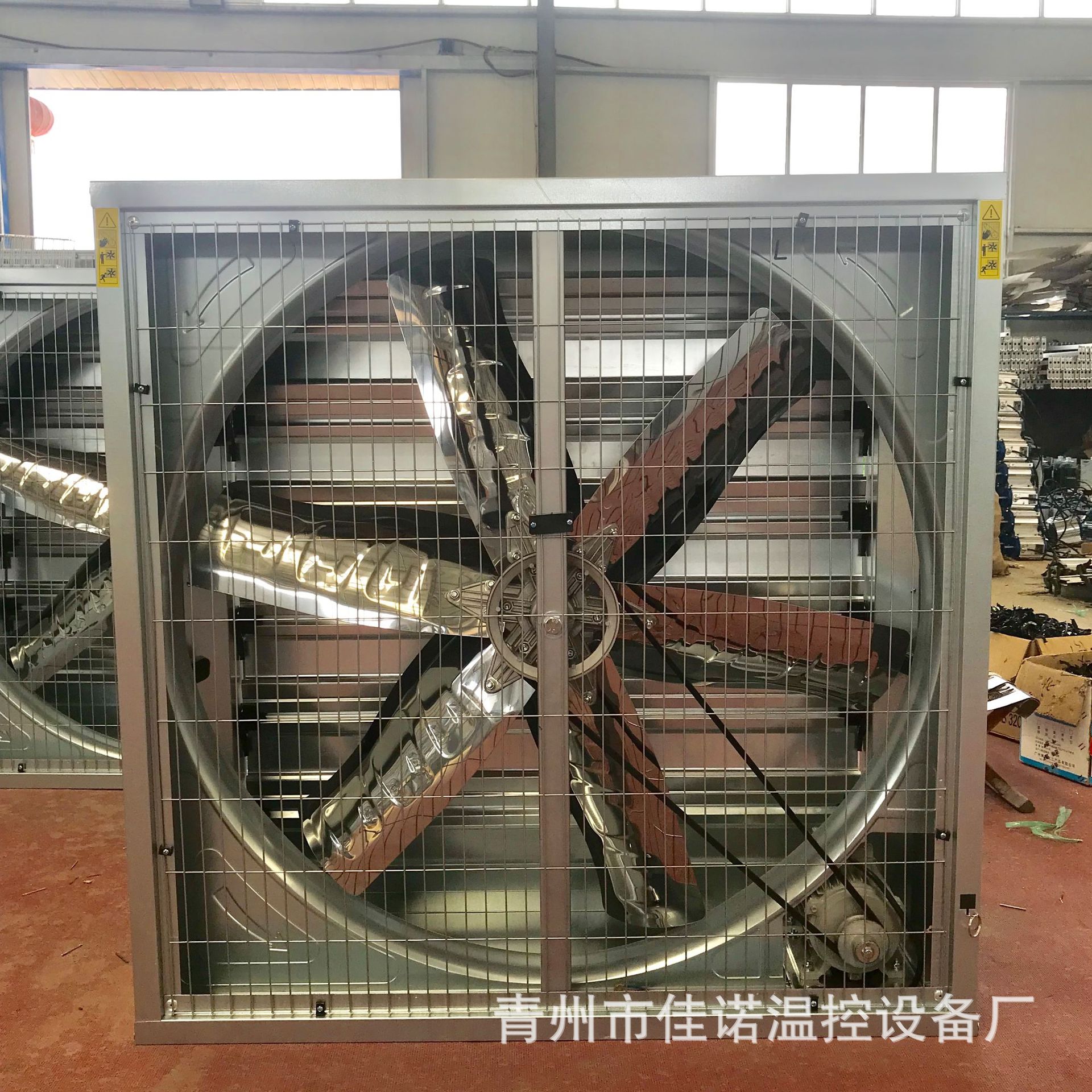 推拉式负压风机养殖场猪舍通风降温设备 镀铝锌负压风机工业风扇