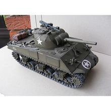 1:25 美国谢尔曼M4A3中型坦克 纸模型  坦克世界 手工DIY